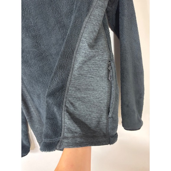 LL Bean Women Fleece‎ Jacket Full Zip Pockets Black Size M Reg - Picture 6 of 8